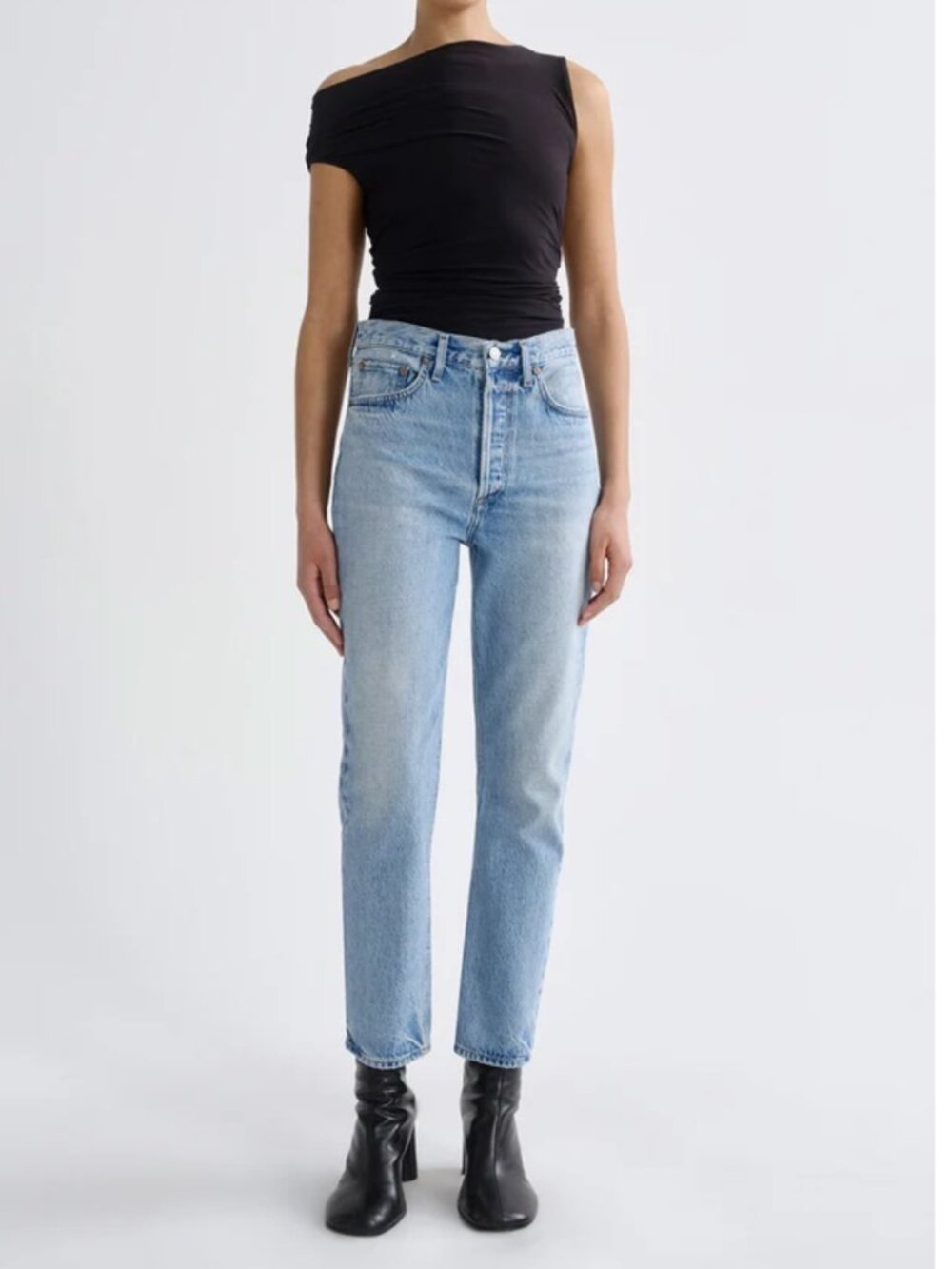 AGOLDE Riley High Rise Straight Crop Size 23